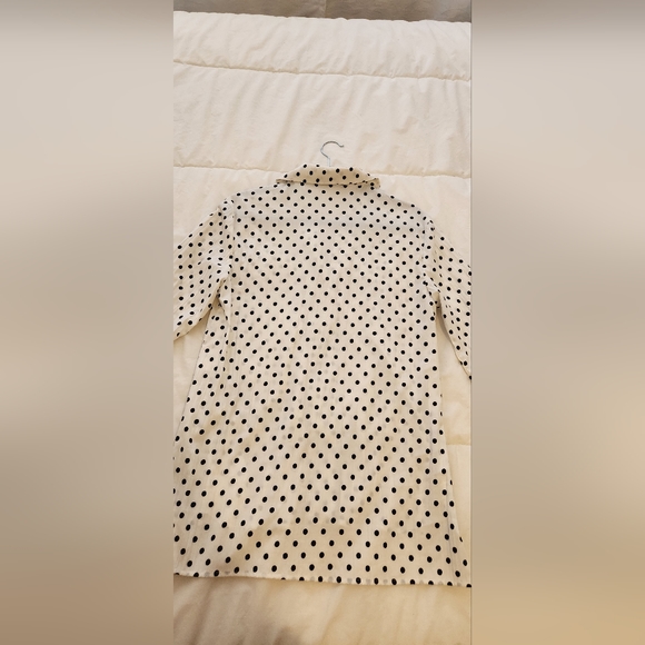 Zara Polka Dot Blouse Size XS. Fits size S as well - Picture 4 of 14